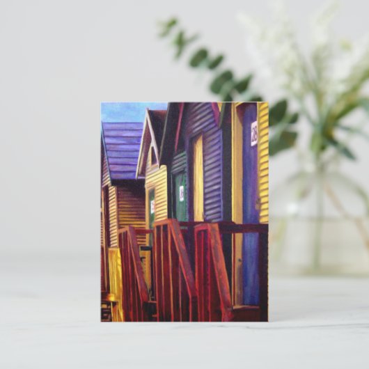 Michael's Beach House Postkarte (Stehend Vorderseite)