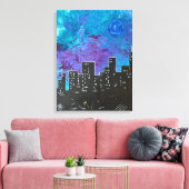Michael's City Scape Leinwanddruck (Insitu (Wohnzimmer))