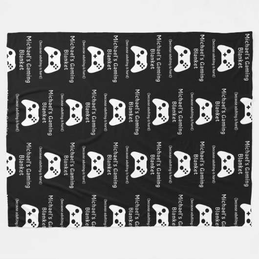 Michael's Gaming-Blanket Fleecedecke (Vorderseite (Horizontal))