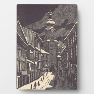 Michael's Gate in Bratislava, Slowakei Fotoplatte