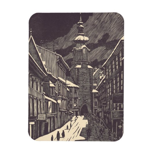 Michael's Gate in Bratislava, Slowakei Magnet (Vertikal)