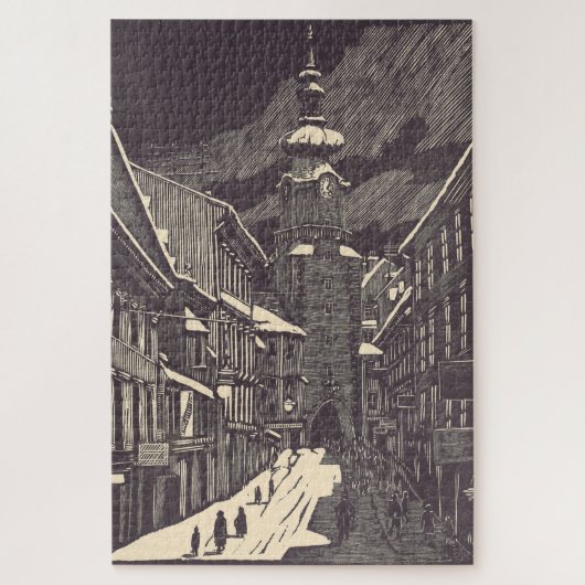 Michael's Gate in Bratislava, Slowakei Puzzle (Vertikal)