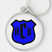Michael's Shield mit Monogram Schlüsselanhänger (Vorne)