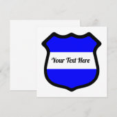 Michael's Shield squ Einladung (Vorne/Hinten)