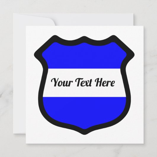 Michael's Shield squ Einladung (Vorderseite)