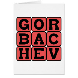 Michail Gorbatschow, russischer Führer