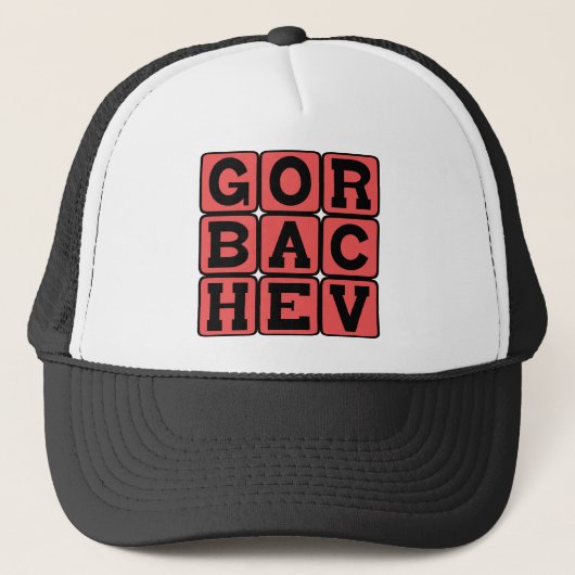 Michail Gorbatschow, russischer Führer Truckerkappe (Vorderseite)