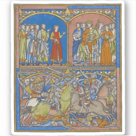 Michal's Dowry, ein blutiger Kampf Aufkleber (Vorderseite)