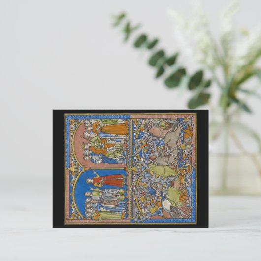 Michal's Dowry, ein blutiger Kampf Postkarte (Stehend Vorderseite)