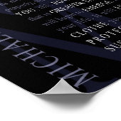 Micheal Beckwith Zitat Poster (Ecke)