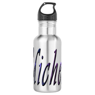 Micheal, Name, Logo, wiederverwendbare Wasserflasc Edelstahlflasche