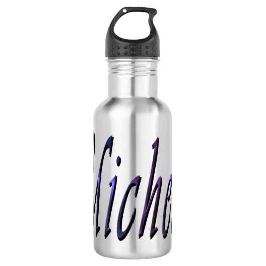 Micheal, Name, Logo, wiederverwendbare Wasserflasc Edelstahlflasche (Vorderseite)
