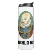 Michel de Montaigne wie man sich selbst zitiert Thermosbecher (Nach links gedreht)