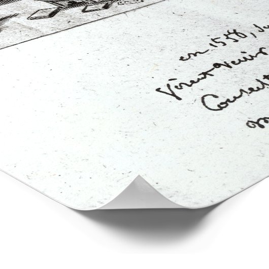 Michel de Nostradame wird konsultiert Poster (Ecke)