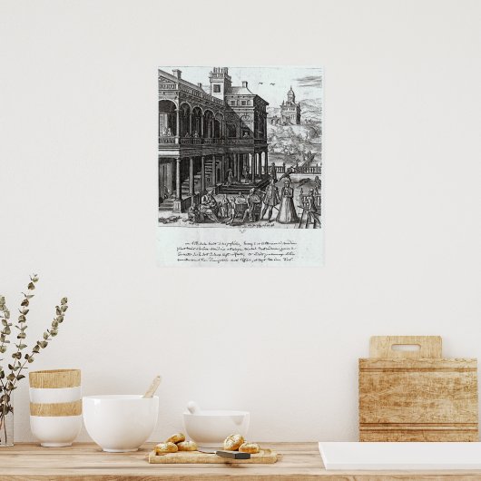 Michel de Nostradame wird konsultiert Poster (Küche)