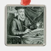 Michel de Nostredame Ornament Aus Metall (Vorne)
