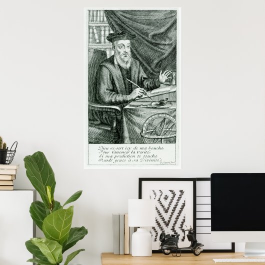 Michel de Nostredame Poster (Heimbüro)