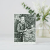 Michel de Nostredame Postkarte (Stehend Vorderseite)