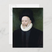 Michel Eyquem de Montaigne Postkarte (Vorne/Hinten)