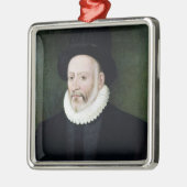 Michel Eyquem de Montaigne Silbernes Ornament (Links)