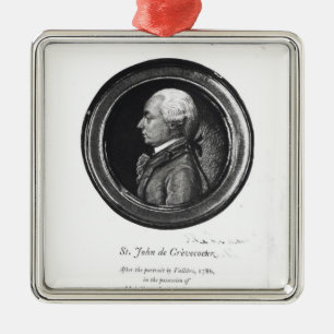 Michel-Guillaume-Jean de Crevecoeur Ornament Aus Metall