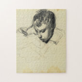 Michel Monet Reading Monet Fine Art Puzzle (Vertikal)