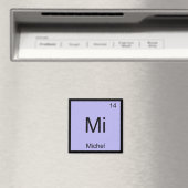 Michel Name Chemistry Element Periodic Table Magnet (In Situ (Geschirrspüler))