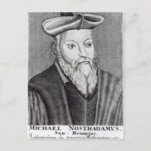 Michel Nostradamus Postkarte