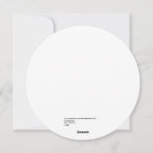 Michelangelo 1507 HOLY FAMILY Feiertagskarte (Rückseite)