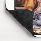 Michelangelo Art & Famous "Learning" Quote Mousepad (Ecke)