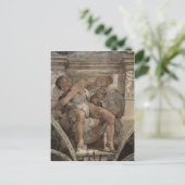 Michelangelo Buonarroti Deckenfresko zur Sch?pfung Postkarte (Stehend Vorderseite)