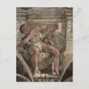 Michelangelo Buonarroti Deckenfresko zur Sch?pfung Postkarte