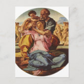 Michelangelo Buonarroti Hl. Familie, Tondo 1504-15 Postkarte (Vorderseite)