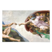 Michelangelo Buonarroti's The Creation of Adam (ci Fotodruck (Vorne)