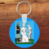 Michelangelo Carving David Schlüsselanhänger (Vorderseite)