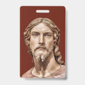 Michelangelo Christus der Erlöser Abzeichen Ausweis (Rückseite)