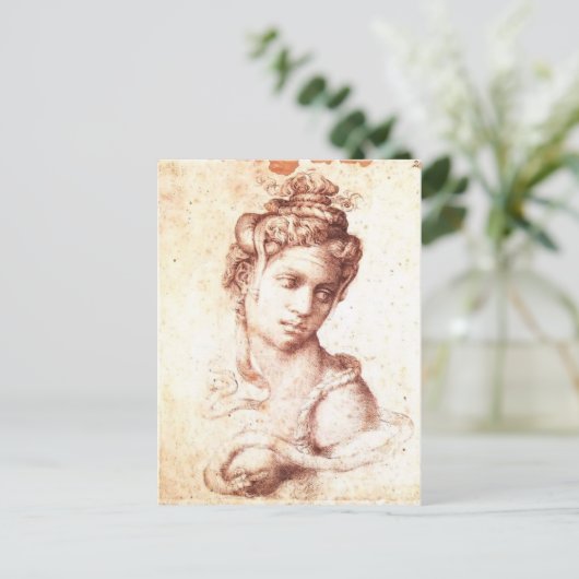 Michelangelo-Cleopatra Postkarte (Stehend Vorderseite)