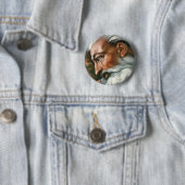 Michelangelo Creation Adam God Art Button (Beispiel)