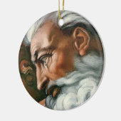 Michelangelo Creation Adam God Art Keramikornament (Links)