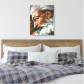 Michelangelo Creation Adam God Art Leinwanddruck (Insitu (Schlafzimmer))