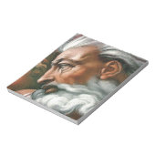 Michelangelo Creation Adam God Art Notizblock (Rotiert)