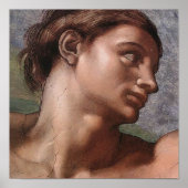 Michelangelo Creation Adam God Art Poster (Vorne)