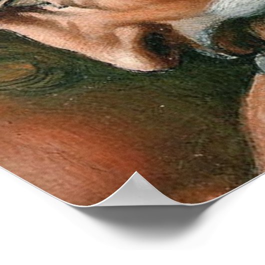 Michelangelo Creation Adam God Art Poster (Ecke)