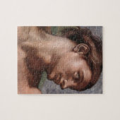 Michelangelo Creation Adam God Art Puzzle (Horizontal)