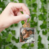 Michelangelo Creation Adam God Art Schlüsselanhänger (Hand)