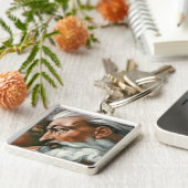 Michelangelo Creation Adam God Art Schlüsselanhänger (Seite)