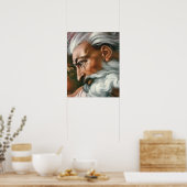 Michelangelo Creation Adam God Poster (Küche)