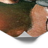 Michelangelo Creation Adam God Poster (Ecke)