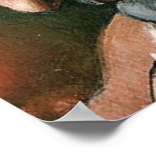 Michelangelo Creation Adam God Poster (Ecke)