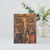 Michelangelo- Crucifixation Postkarte (Stehend Vorderseite)